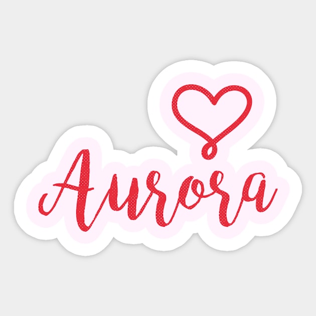 Aurora, Colorado - CO, Valentines Day Love Sticker by thepatriotshop